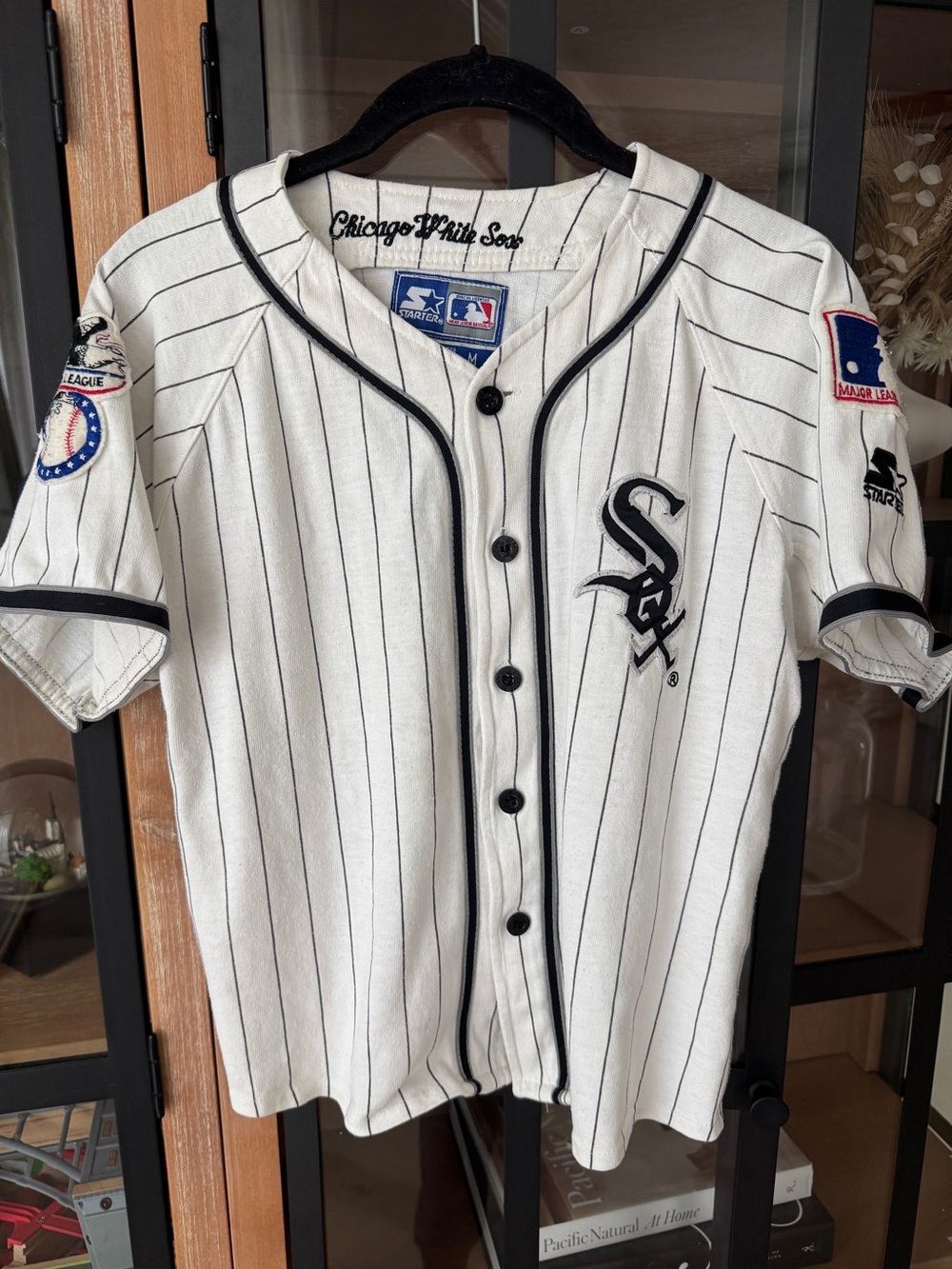 vintage 90s MLB Starter Chicago White Sox baseball jersey embroidered team logo
